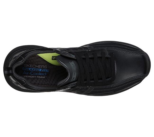 Zapatos Sin Cordones Skechers Hombre - Expended Negro MKPRN0619